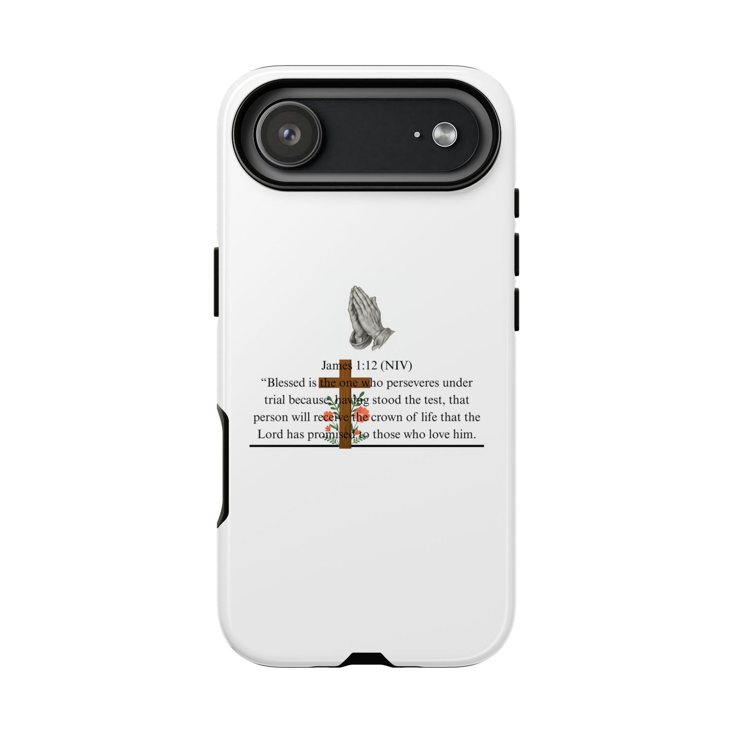 Faith Phone Case | Christian Tough Cover | Inspirational Bible Verse Gift