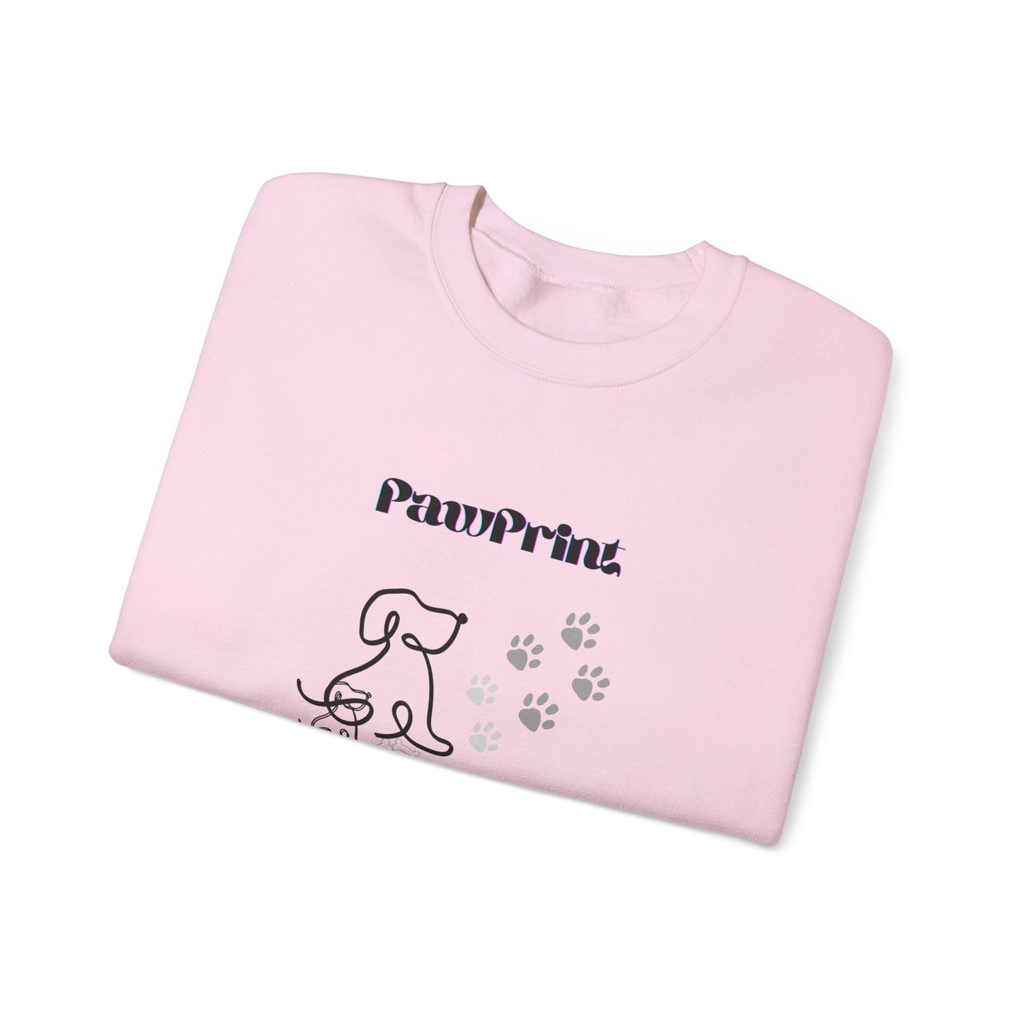 PawPrint Cozy Sweatshirt β Chic Dog Mom & Pet Lover Crewneck