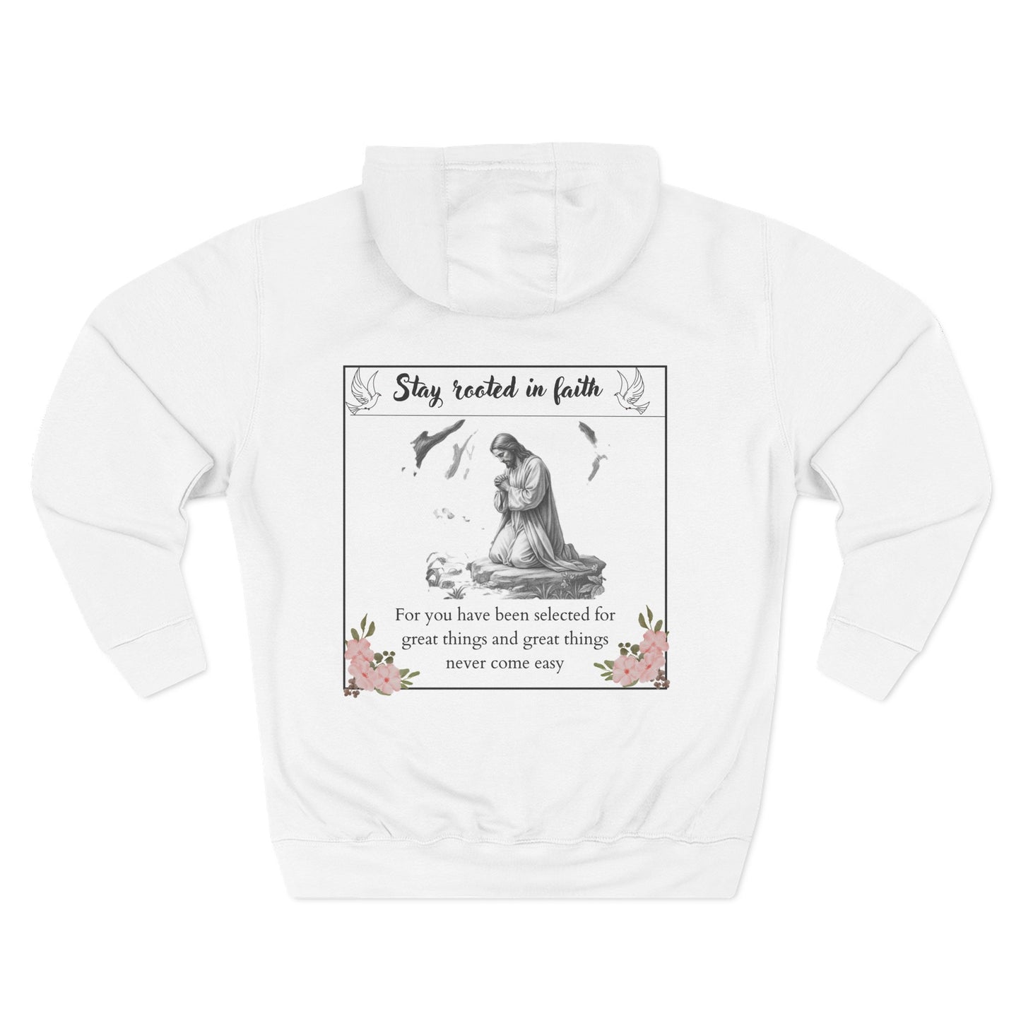 Faith Hoodie | Christian Fleece | Inspirational & Cozy Religious Apparel