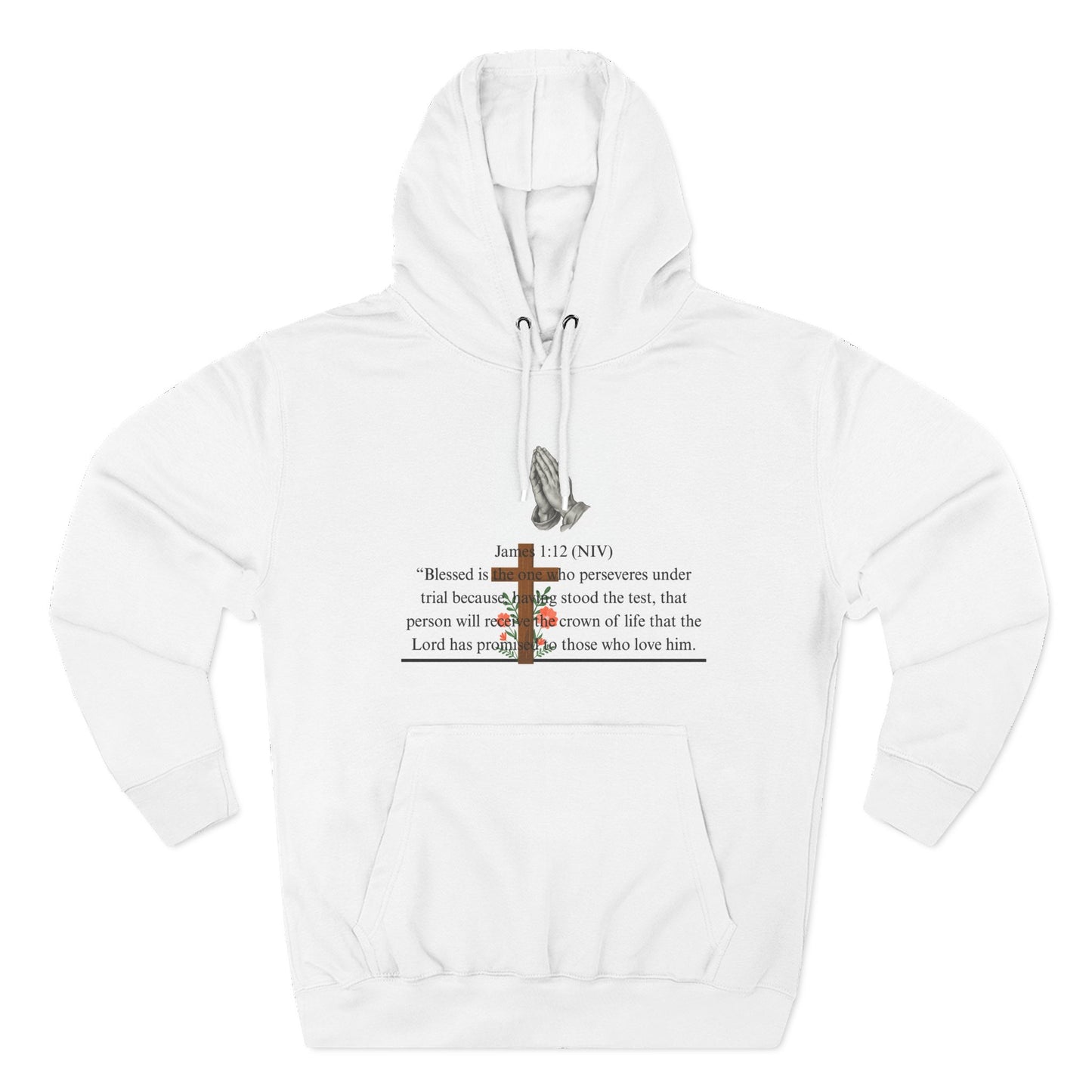 Faith Hoodie | Christian Fleece | Inspirational & Cozy Religious Apparel