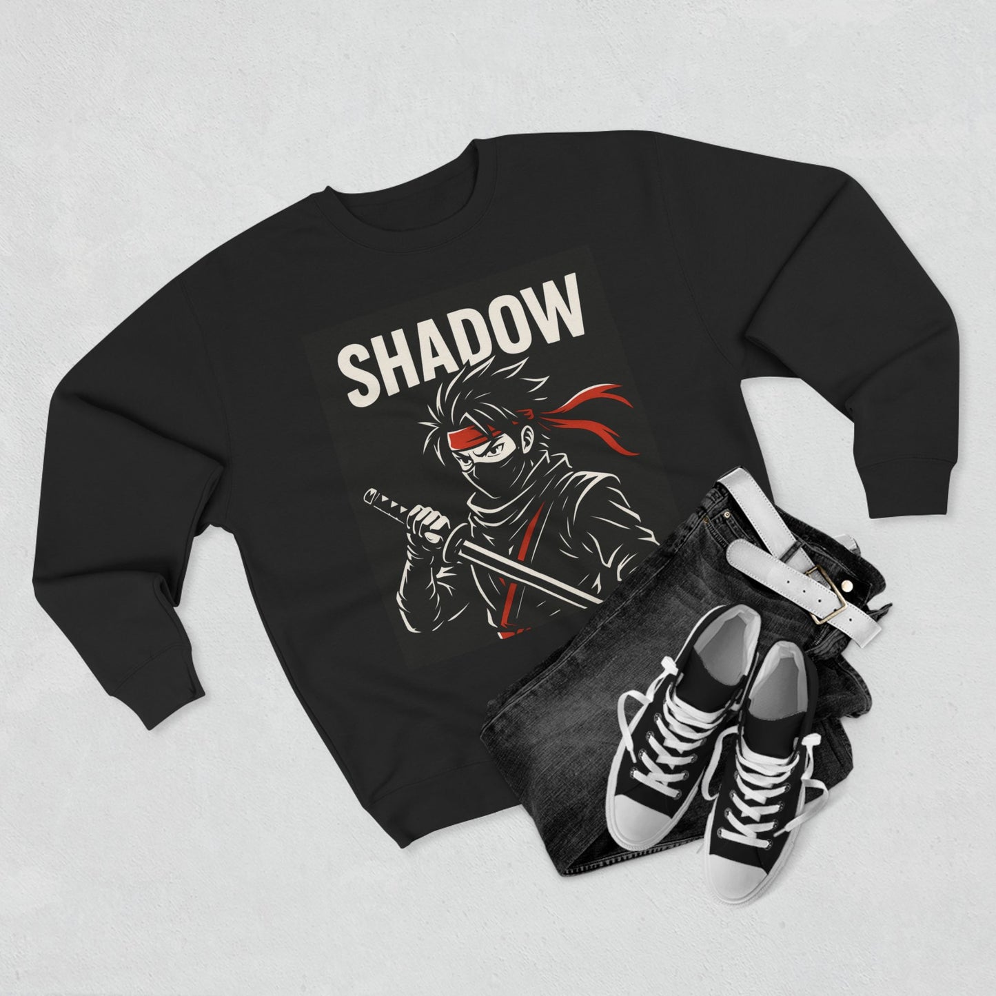 Shadow Ninja Unisex Sweatshirt - Cozy Street Style Wear for Fans, Gift for Holidays
