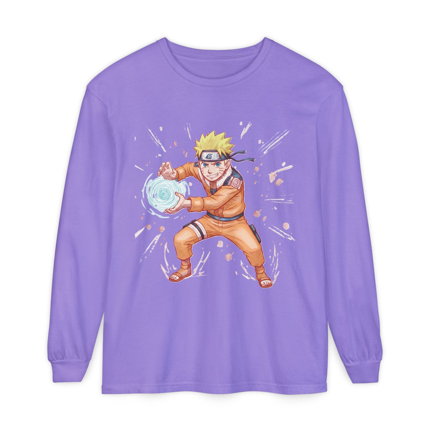 Anime Character Long Sleeve T-Shirt - Cool Unisex Graphic Tee for Anime Fans